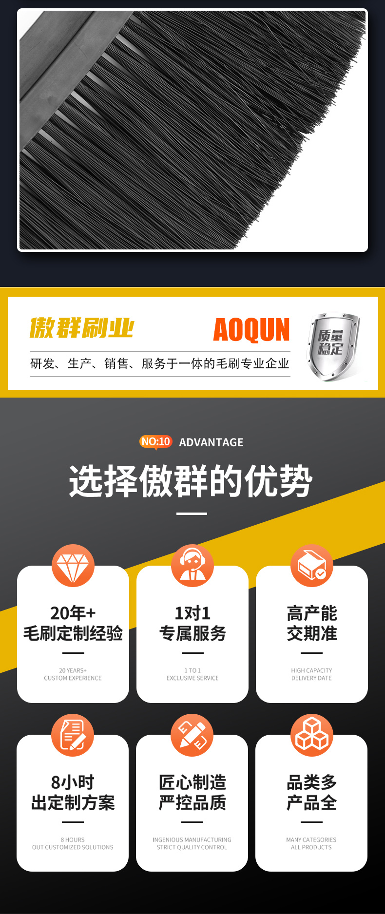 防飞溅尼龙毛刷07