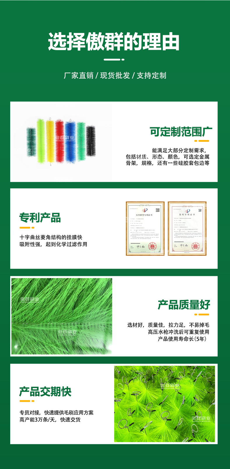 锦鲤鱼池过滤毛刷09